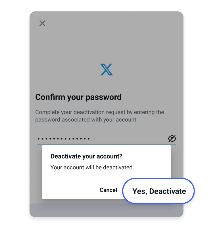 How to delete Twitter on Android: step 6