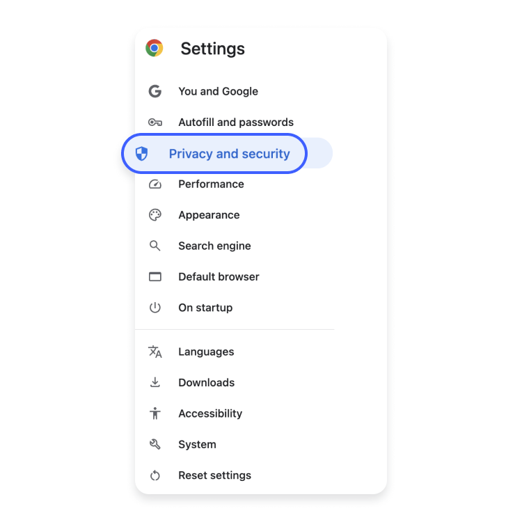 Chrome on desktop step 2
