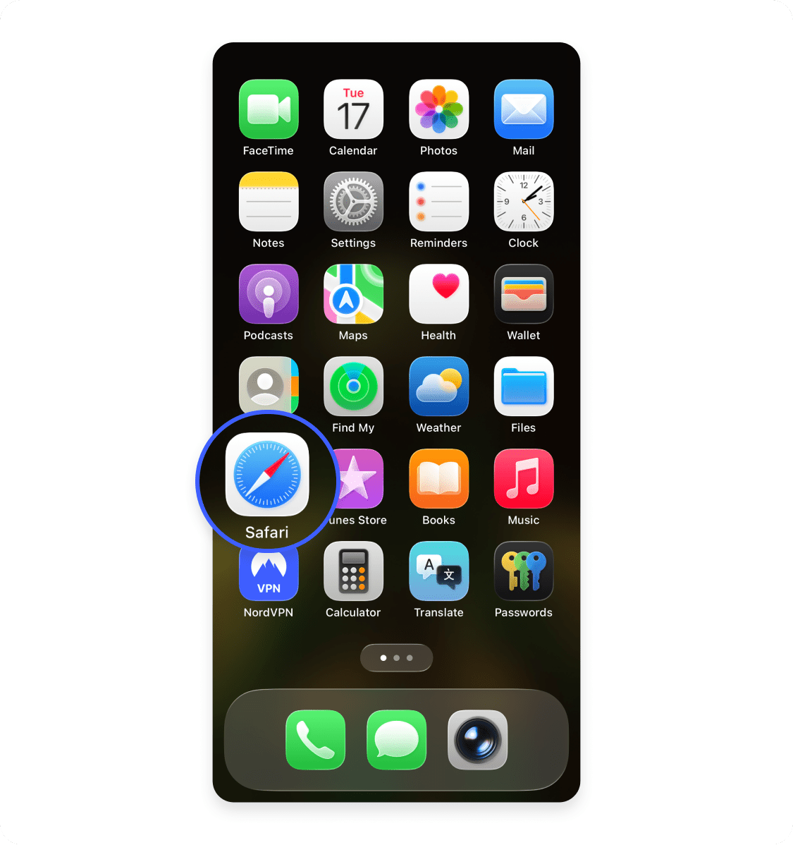 How to check an iPhone’s IP address without Wi-Fi: Step 1