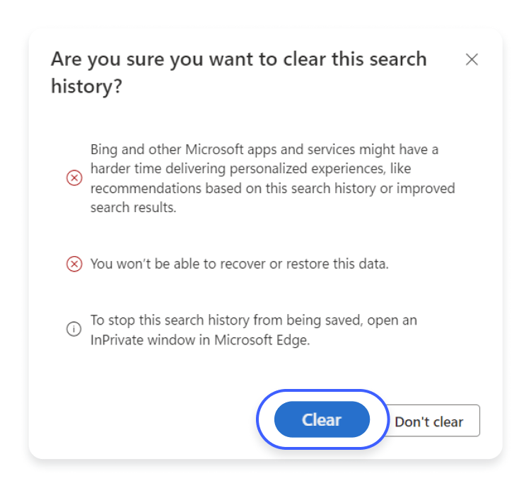 Search history 27