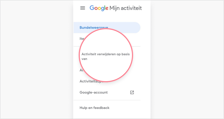 Hoe wis ik mijn Google zoekgeschiedenis Stap 2