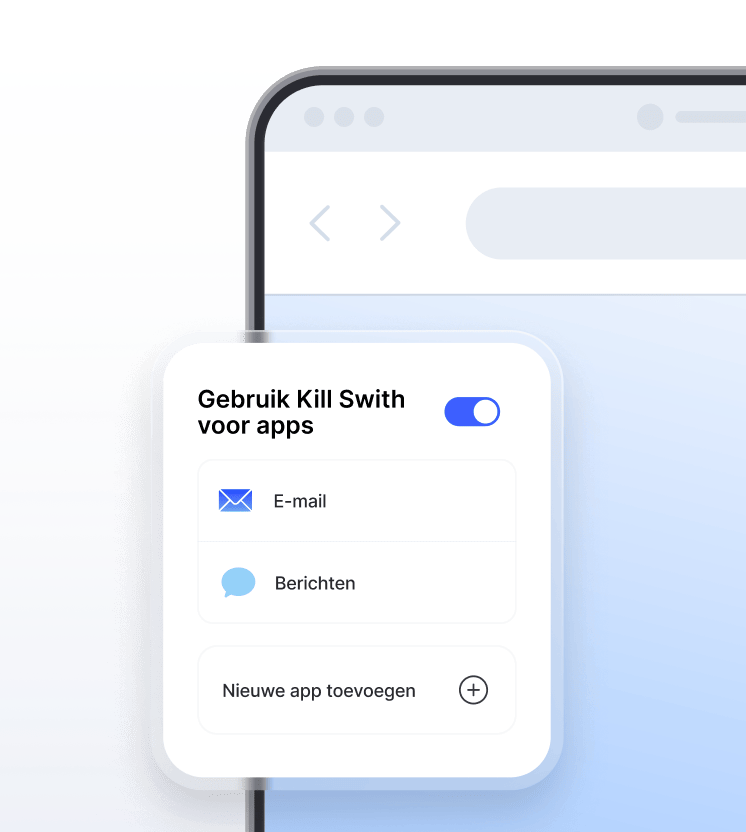 NordVPN Kill Switch-instellingen om verkeer te beschermen als de VPN-verbinding wegvalt.