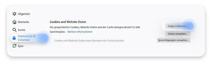 cookies löschen firefox
