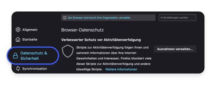 Cache leeren in Firefox Schritt 2