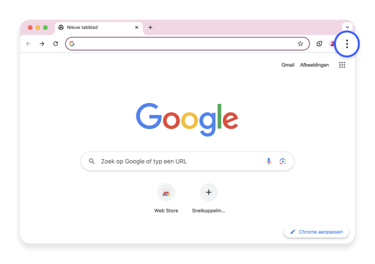 Chrome menu