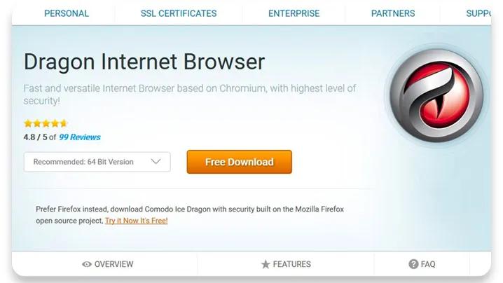 Comodo Dragon browser review