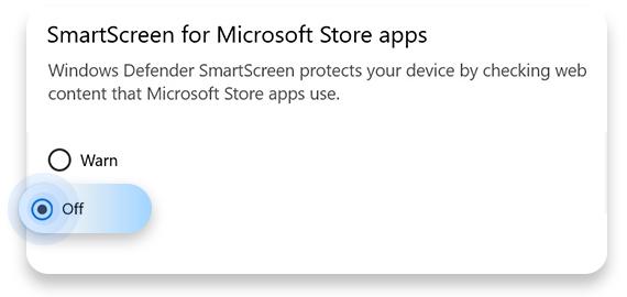 Windows Defender SmartScreen