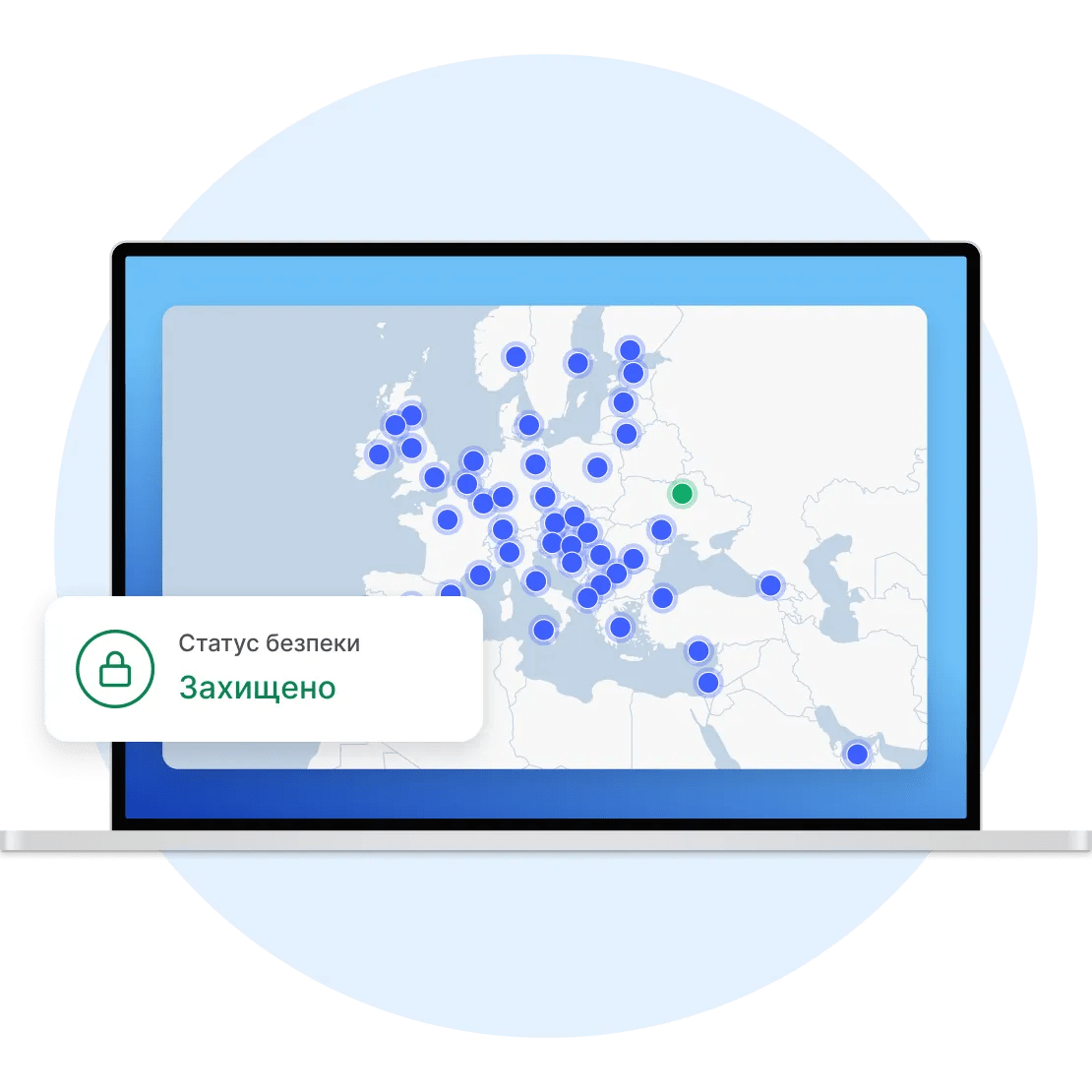 A laptop protected by NordVPN, bought with the Critical Role code. 