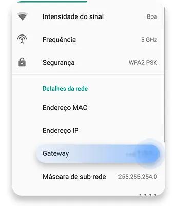 como descobrir o router IP em Android: passo nº3