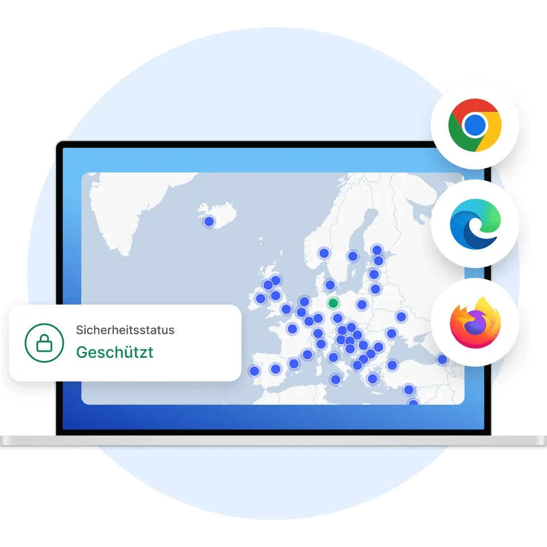 NordVPN bietet Proxy-Erweiterungen für Chrome, Edge und Firefox