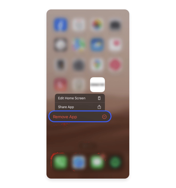 Remove App from iPhone