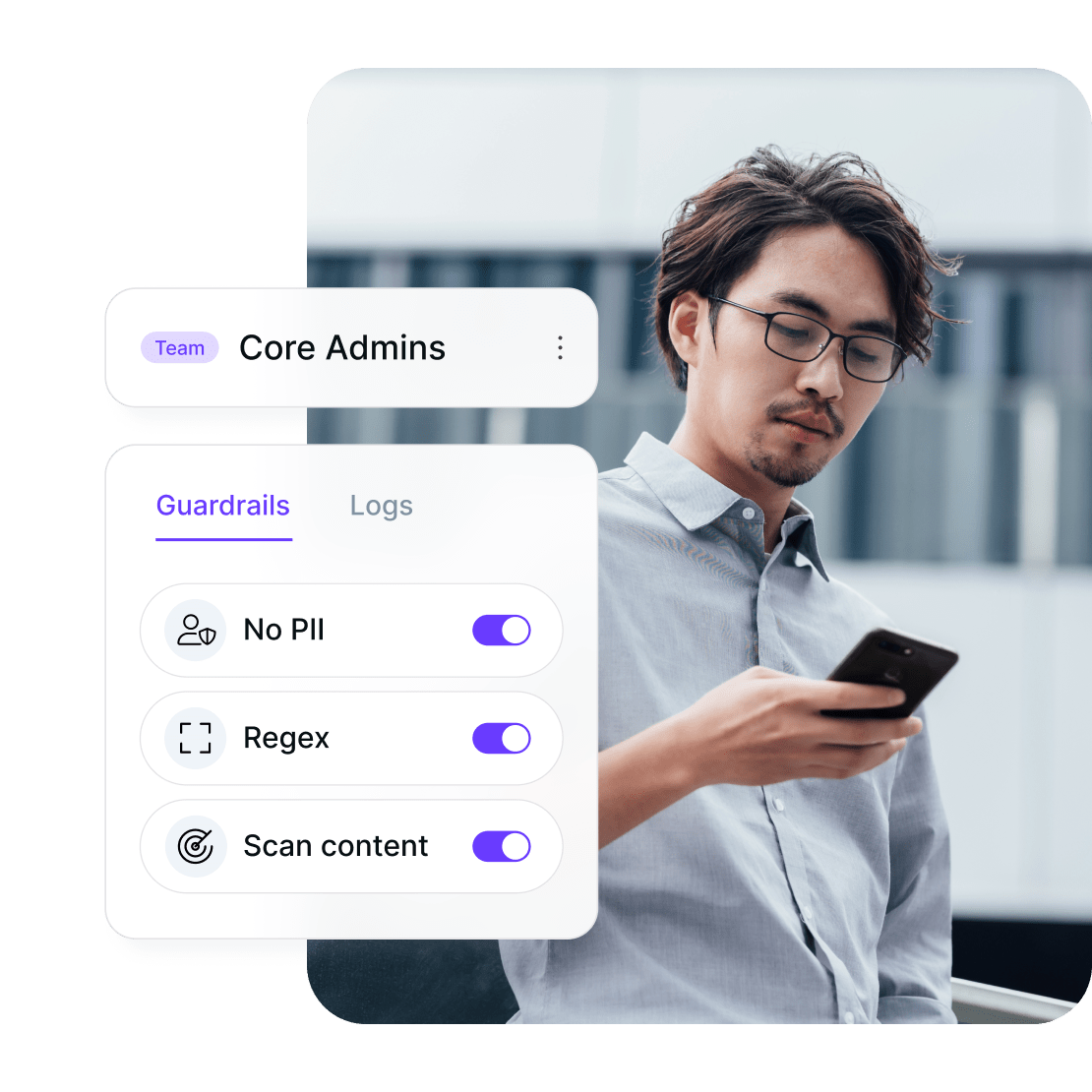nexos.ai guardrails feature dashboard