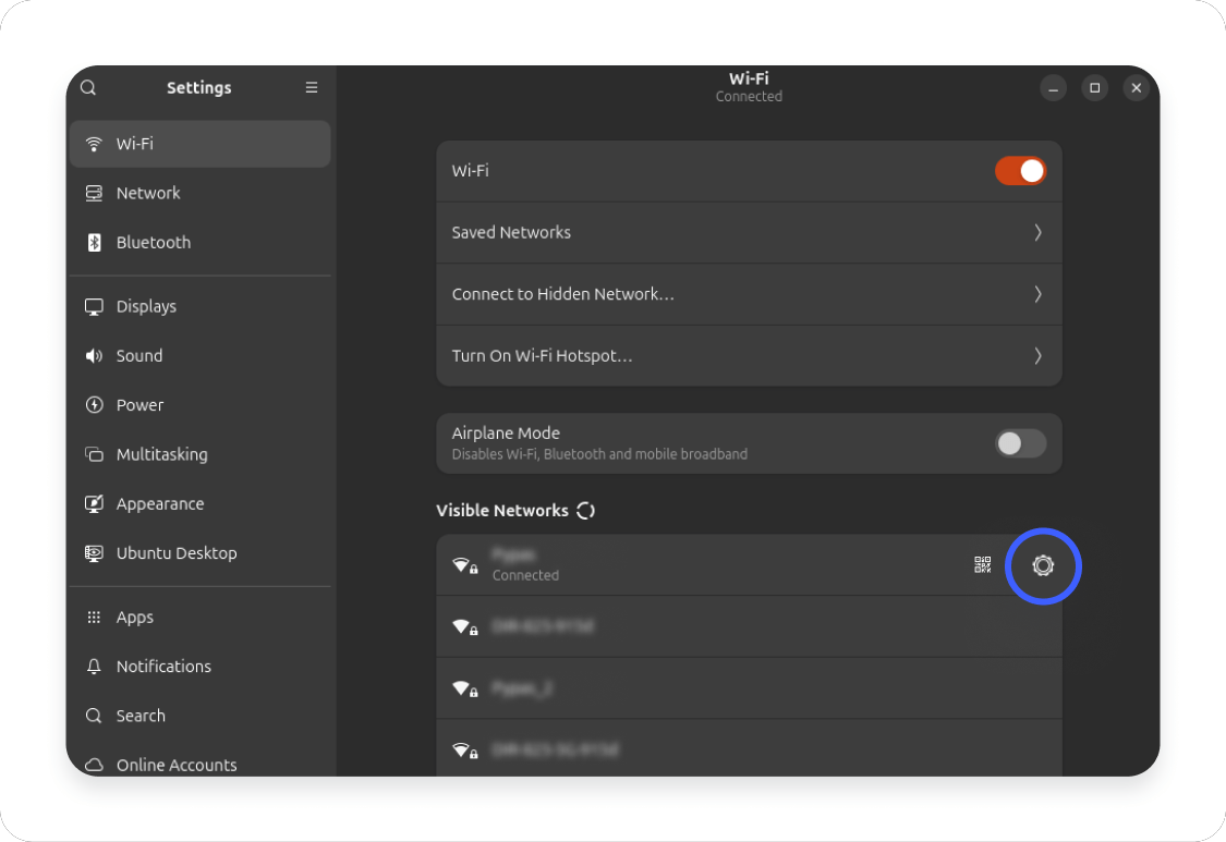 How to set a static IP on Linux: Step 2