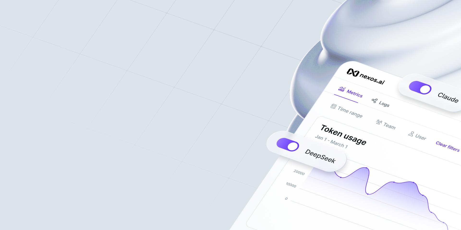 nexos.ai dashboard view