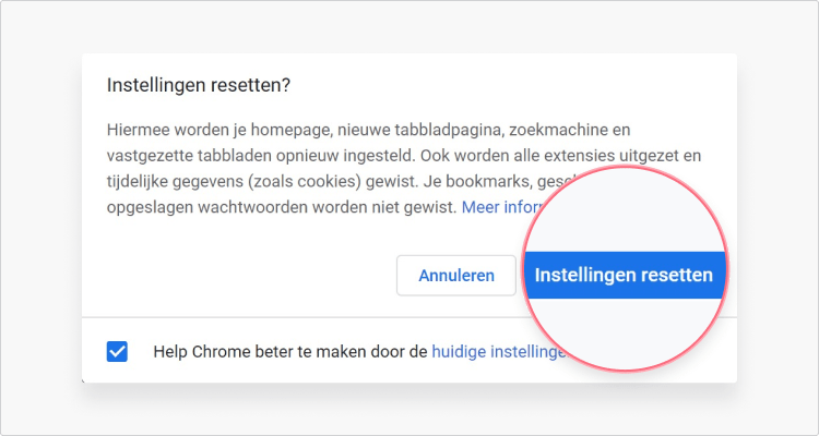 Adware verwijderen op Chrome stap 5