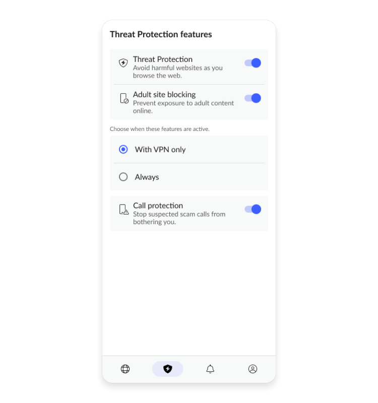 Bloqueador de páginas para adultos activado en iOS y Android completado