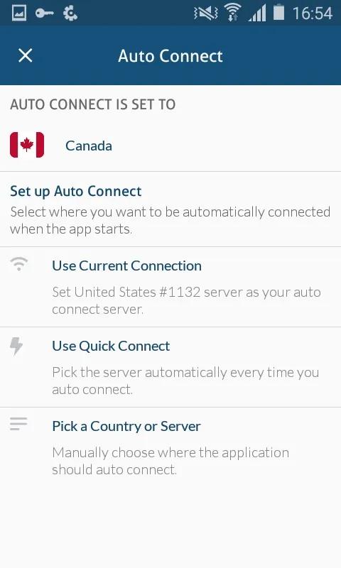 Connexion automatique VPN