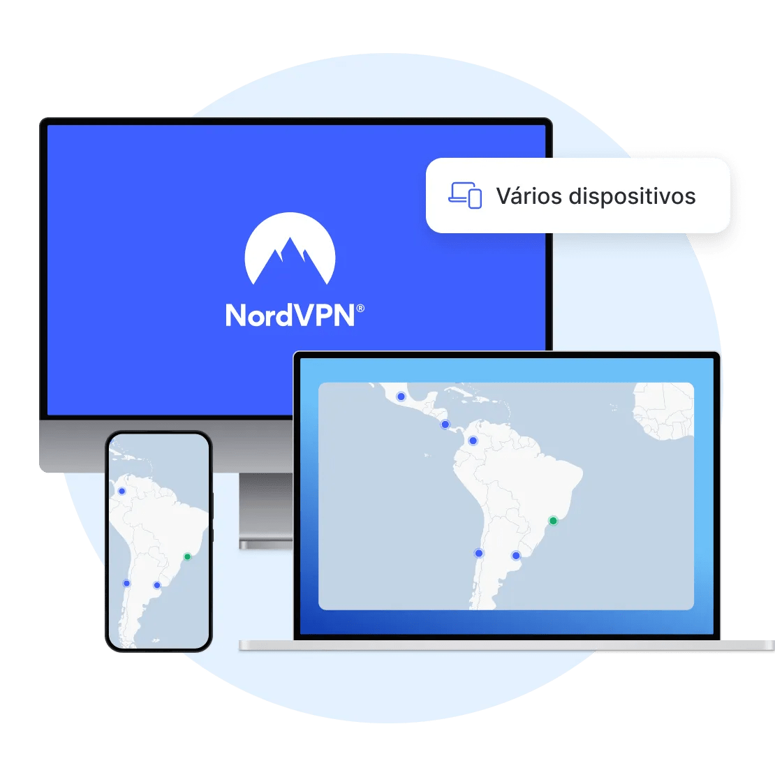 Diferentes dispositivos em que você pode usar uma VPN