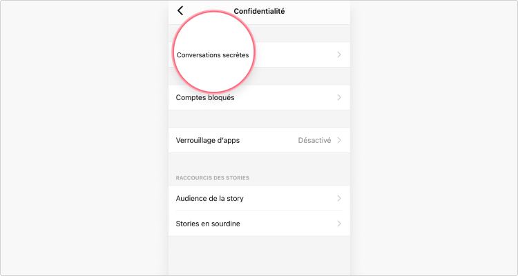 Comment activer les conversations secrètes sur Messenger pour les appareils iOS étape 2