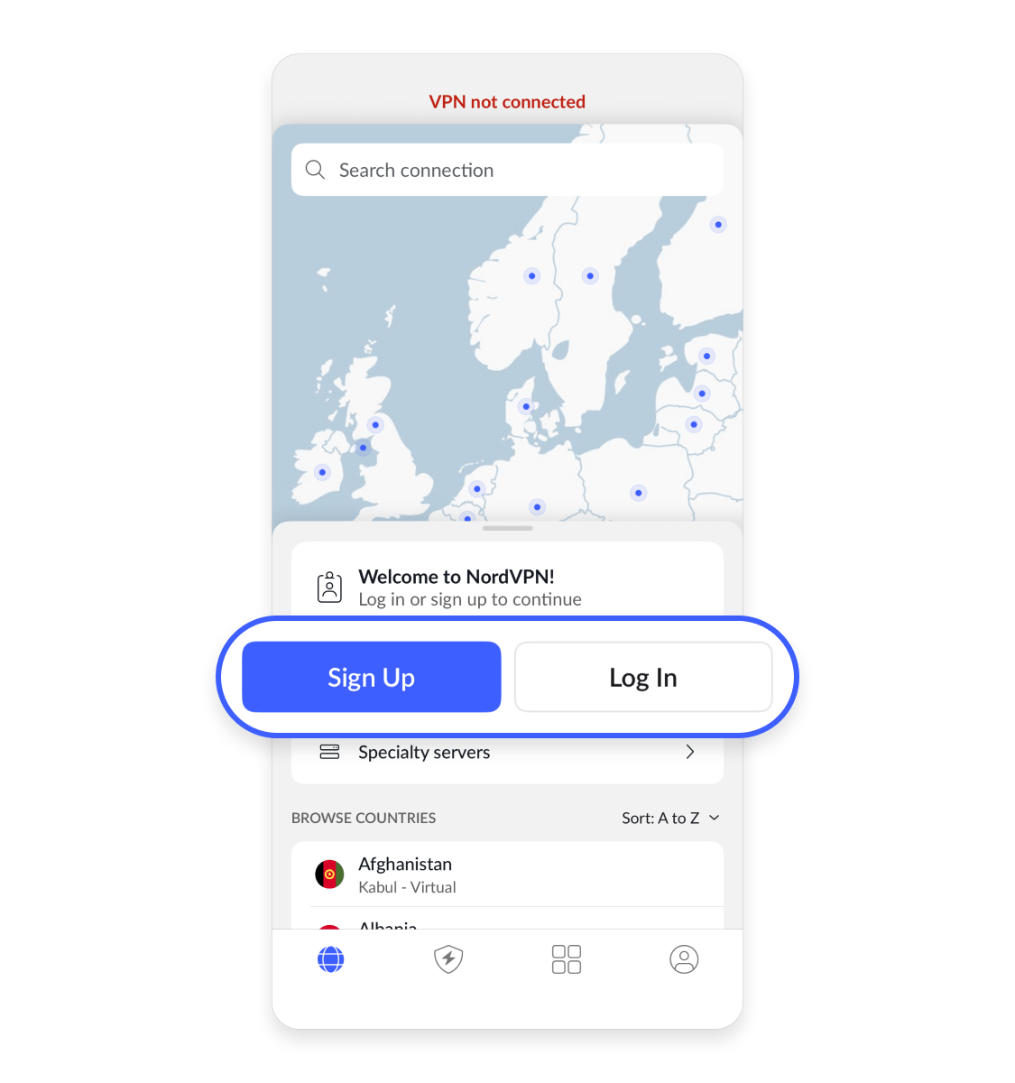 Change your location using a VPN: Step 2