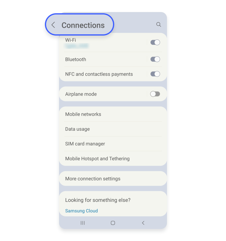 Android connections