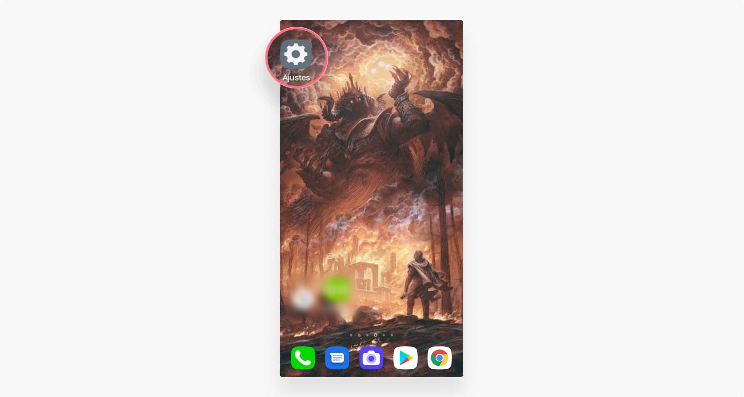 excluir app do TikTok: passo nº1