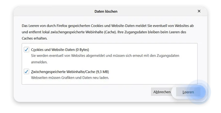 cookies löschen firefox