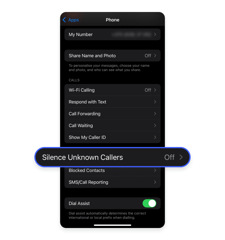 how to block a number on an iPhone: step 13