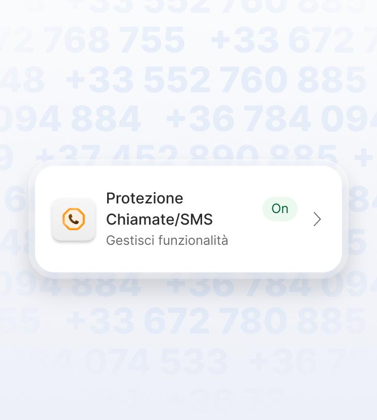 Call and message protection is turned on in the NordVPN app.