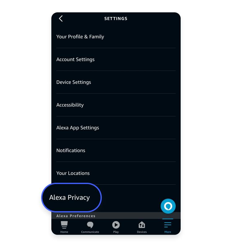 Alexa privacy