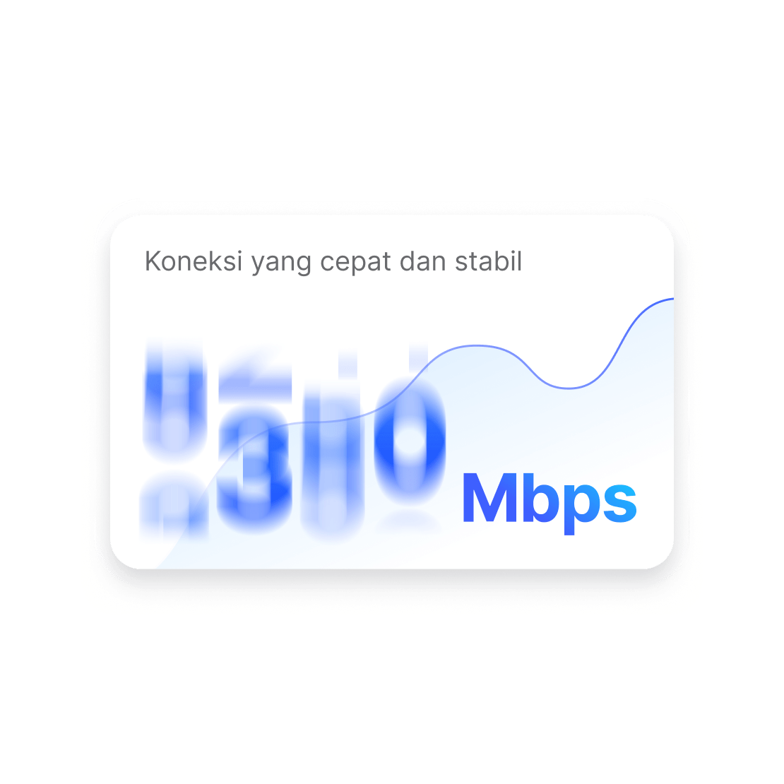 Pengukur yang menunjukkan koneksi NordVPN yang cepat dan stabil.