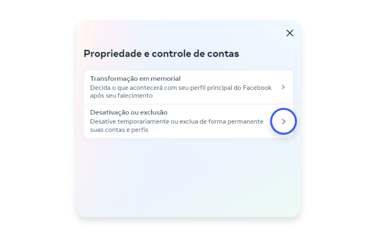 como excluir conta Instagram pelo pc: passo 6