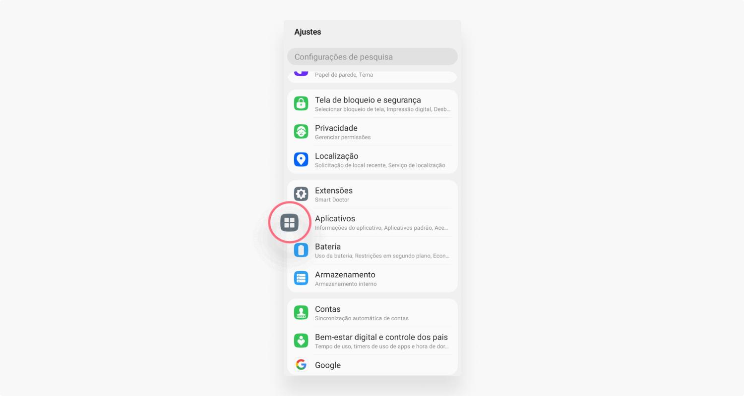 excluir app do TikTok: passo nº2