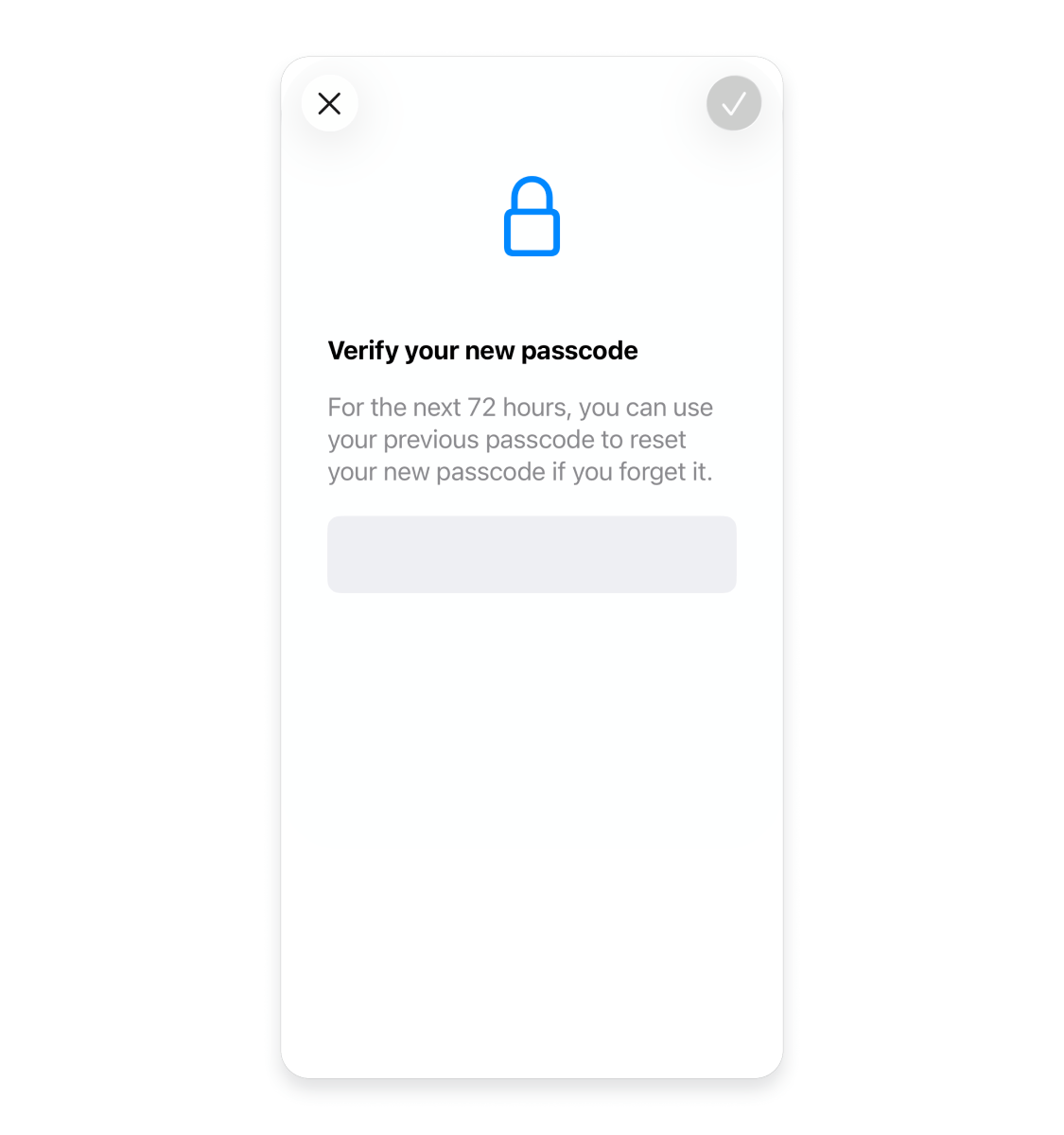 How to secure an iPhone by setting a custom alphanumeric passcode: Step 9.