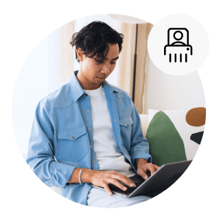 pricing incogni delete data man laptop sm