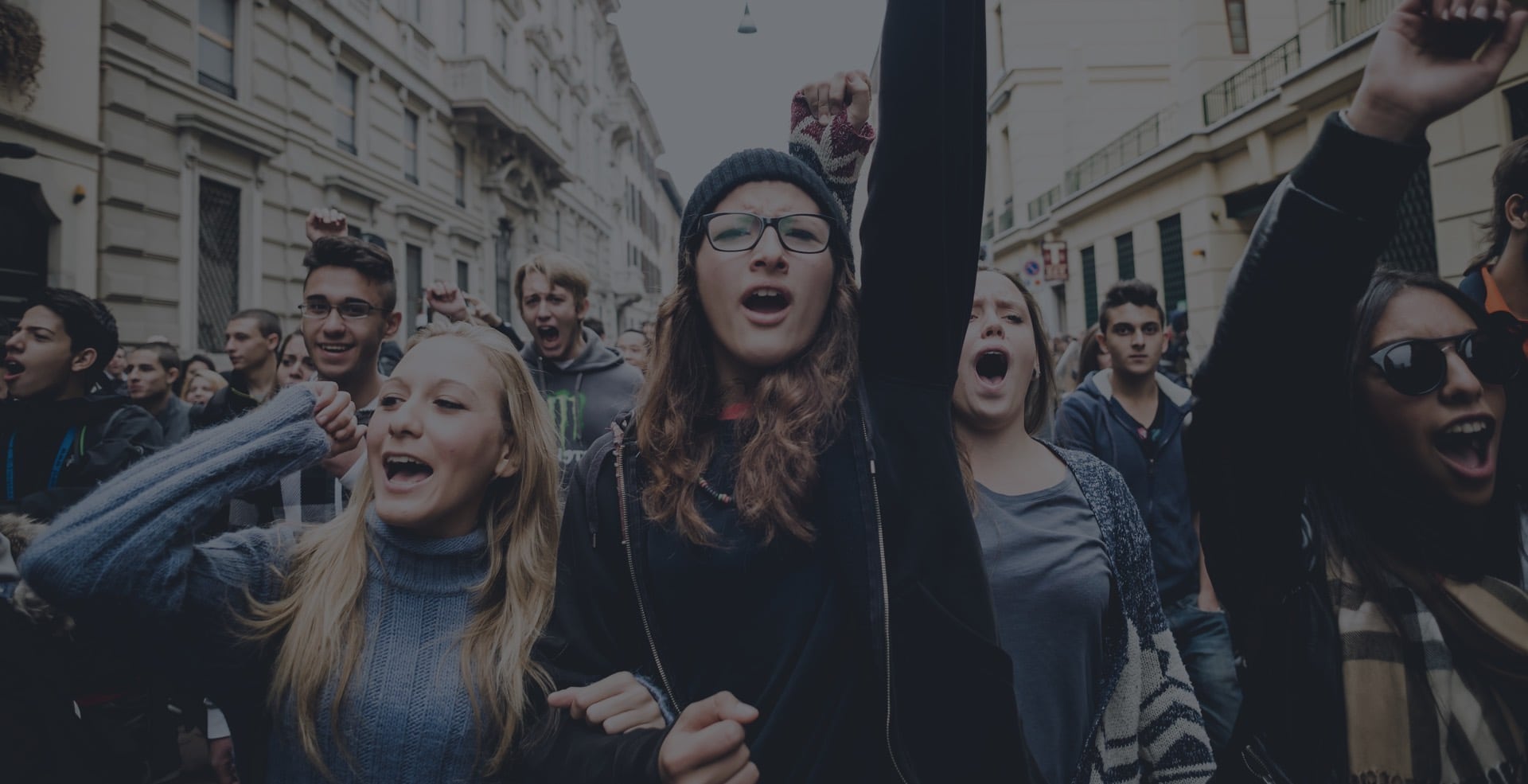banner march women