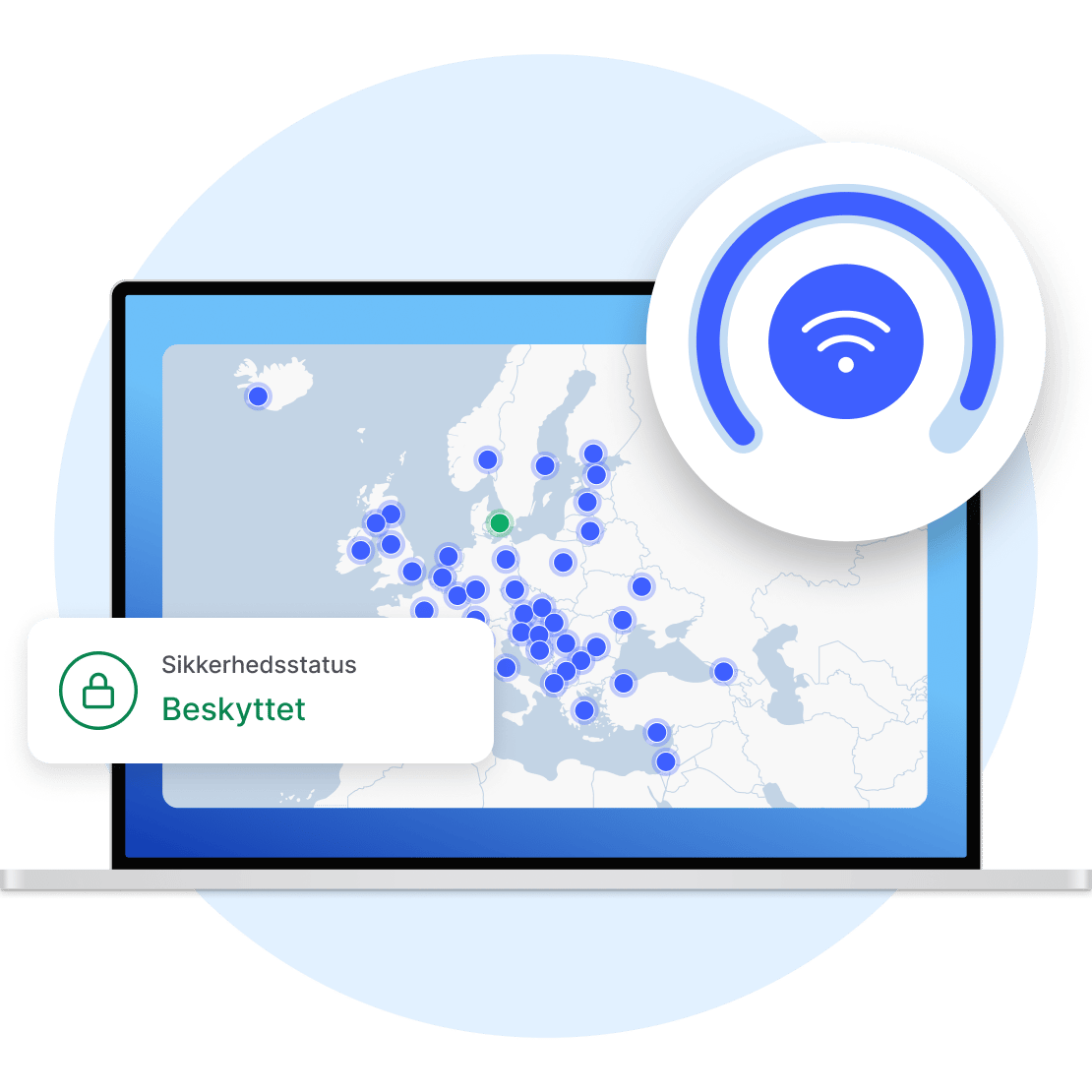 laptop stable connection fast protected md da