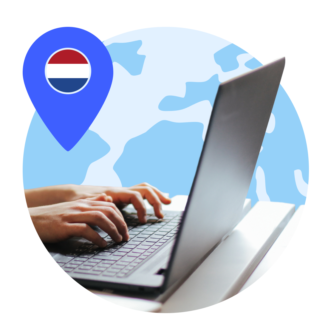 Ultraschnelle NordVPN-Server in den Niederlanden.