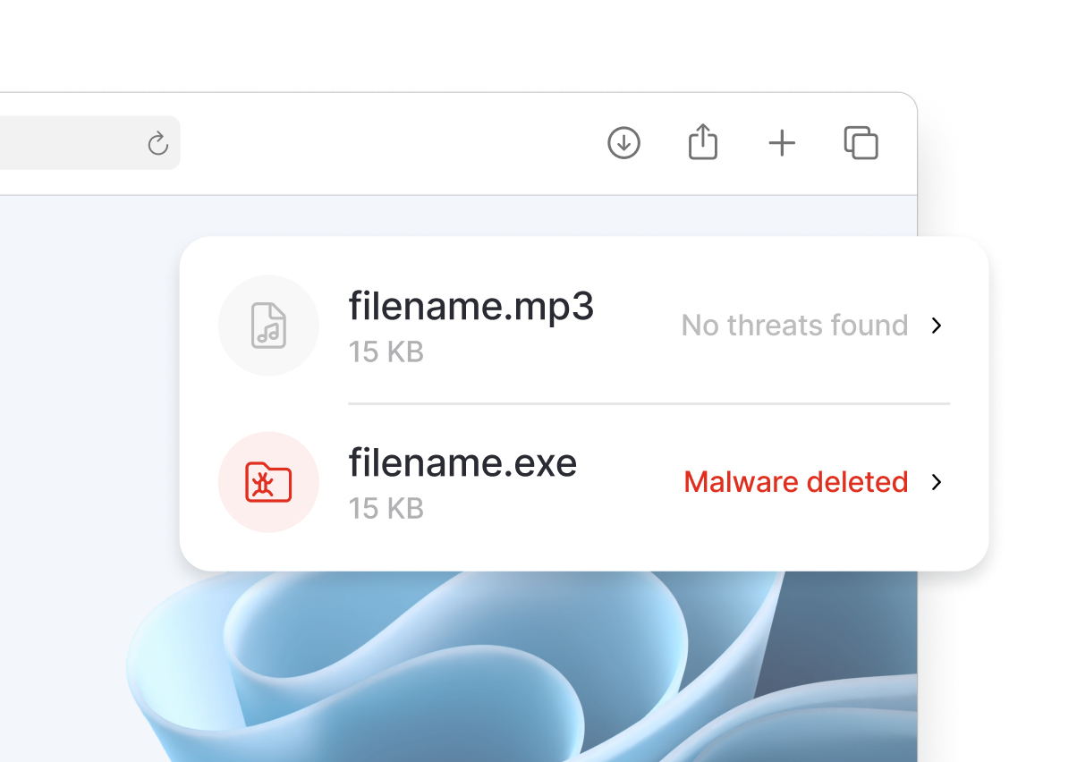 browser anti malware malware detected md