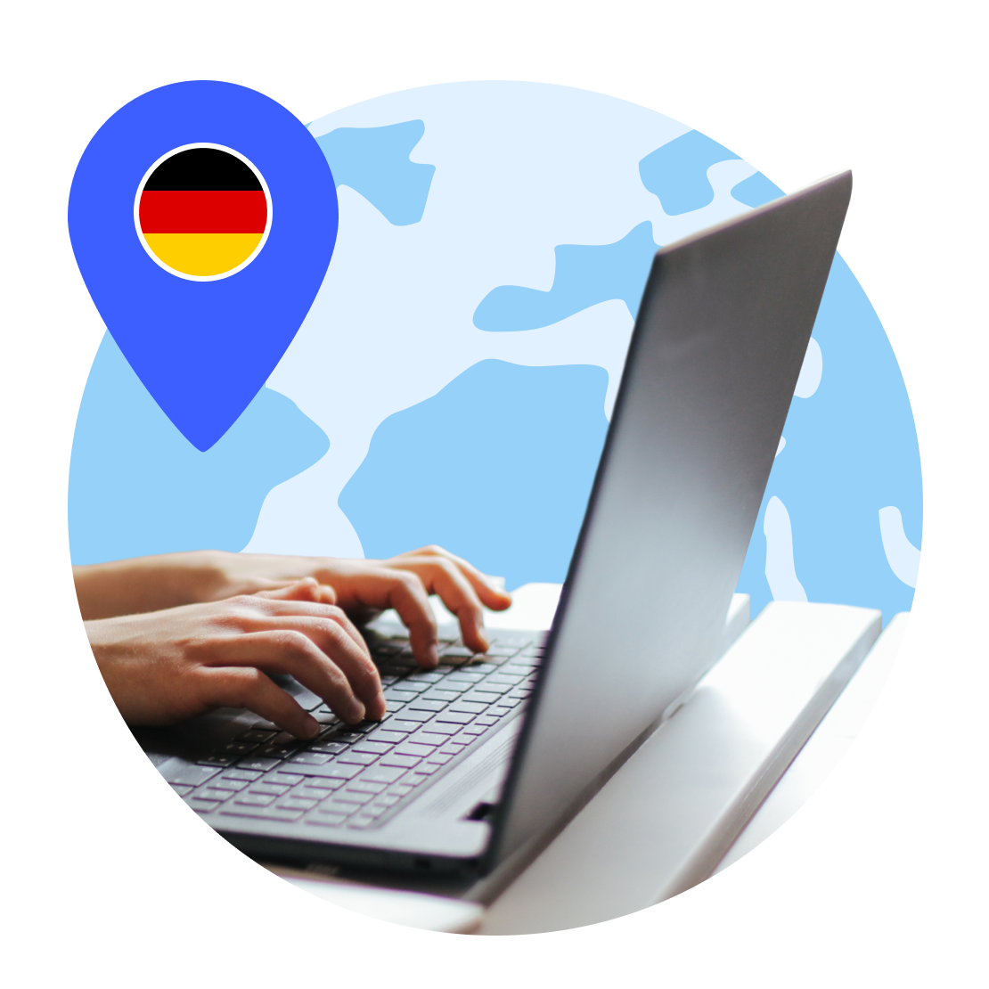 Ultra-fast NordVPN servers in Germany.