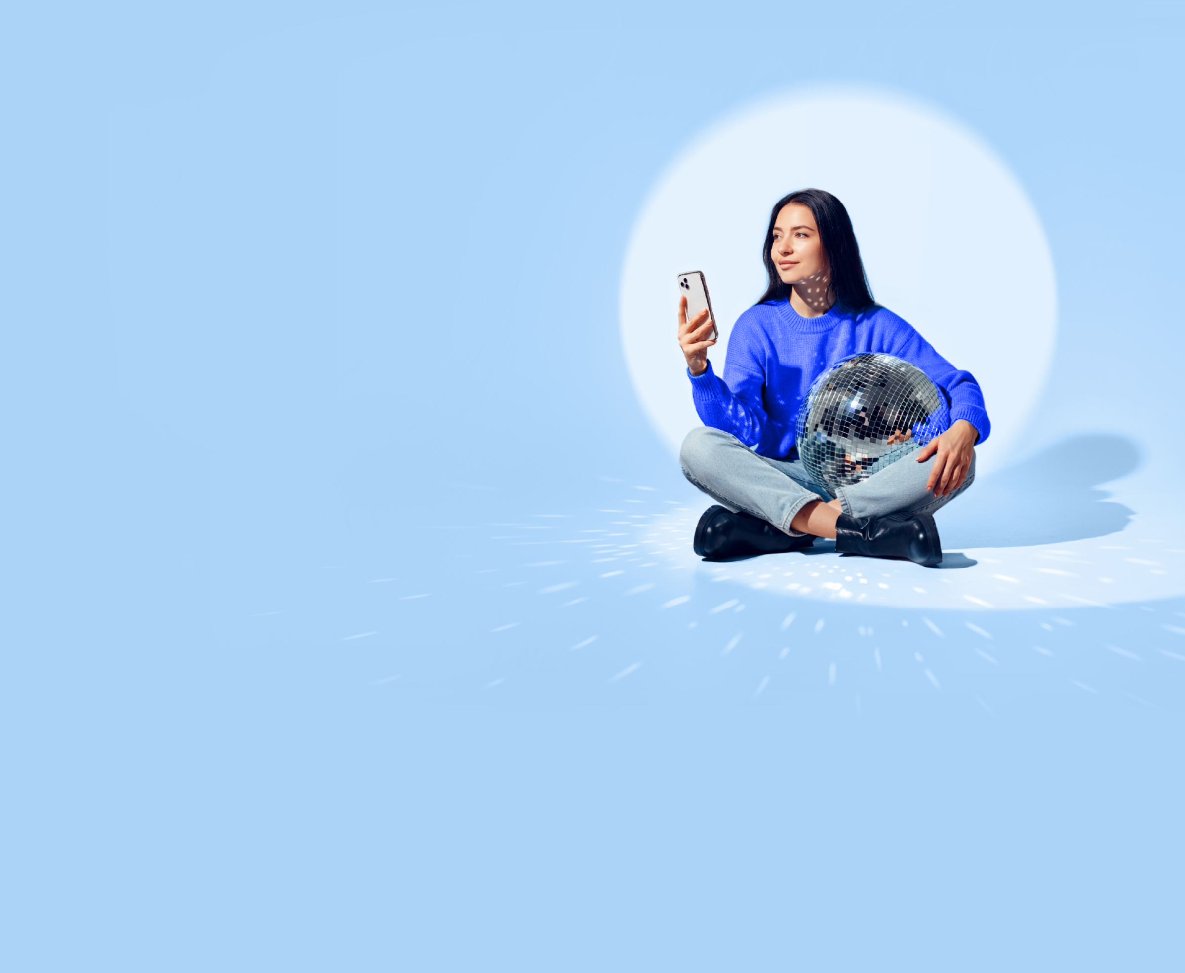 new year 24 woman disco ball lg regular