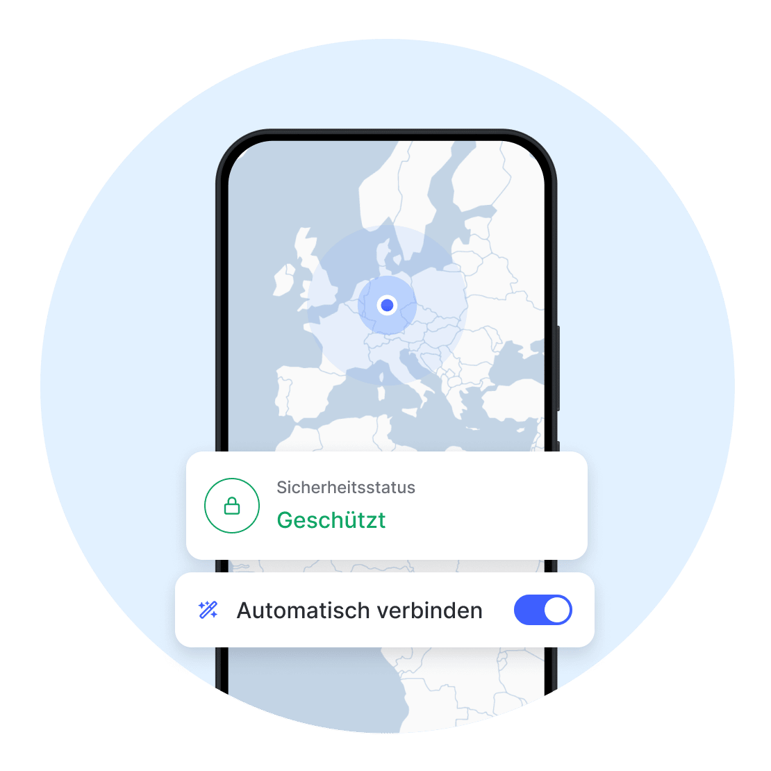 Geräteschutz mit NordVPN's Automatisch-verbinden-Funktion